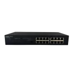 Ruijie RG-ES116G Switch Non-Administrable 16 Ports Gigabit – Haute Fiabilité, Grand Buffer et Gestion Cloud