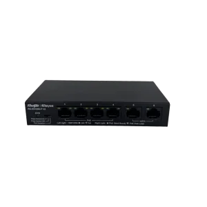 Ruijie RG-ES106D-P V2 Switch PoE Non-Administrable 6 Ports 10/100 Mbps – Compact, Fiable et Compatible Ruijie Cloud