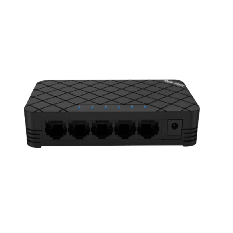 Ruijie RG-ES05 Commutateur de bureau 5 ports  – Série Real-Easy, Plug & Play, solution réseau compacte et économique