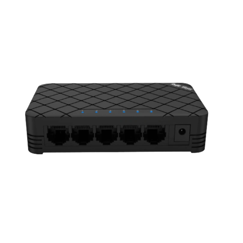 Ruijie RG-ES05 Commutateur de bureau 5 ports  – Série Real-Easy, Plug & Play, solution réseau compacte et économique