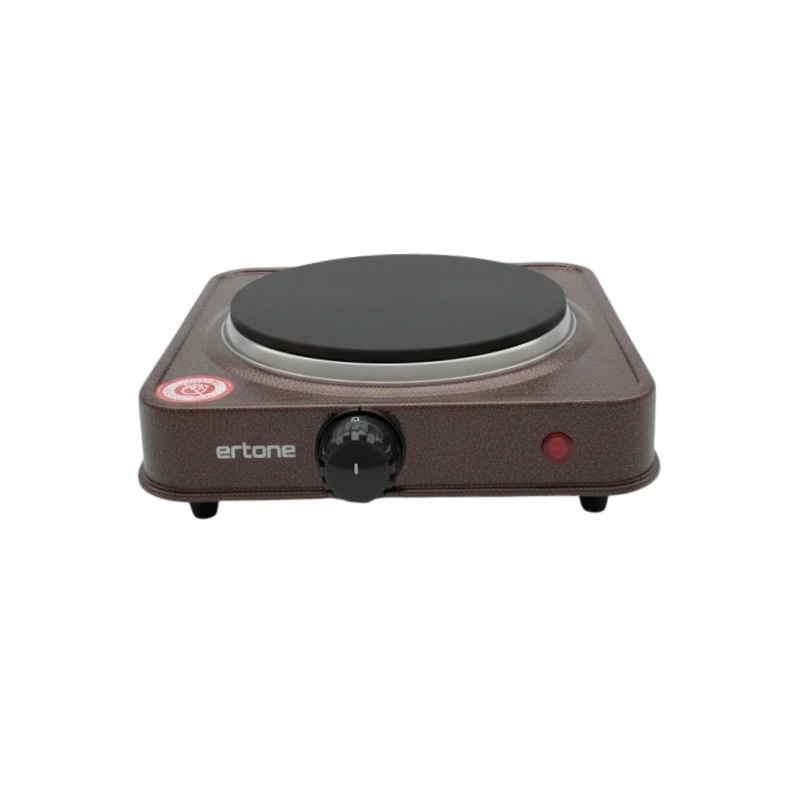 Ertone ERT-MN 100MR Plaque Chaude à Brûleur Unique – Compacte, Puissante et Idéale pour la Cuisine Rapide