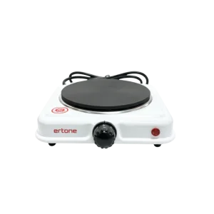 Ertone ERT-MN100AB Hot Plate – Plaque Chauffante Électrique à Brûleur Unique, Compacte et Puissante