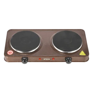 Ertone ERT-MN 200MR Plaque Chaude à Double Brûleur – Puissante, Pratique et Idéale pour la Cuisson Rapide