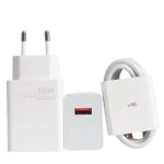Xiaomi CH8055WTC Chargeur GaN 55W – Ultra-rapide, Compact et Sécurisé