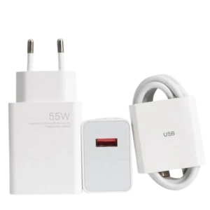 Xiaomi CH8055WTC Chargeur GaN 55W – Ultra-rapide, Compact et Sécurisé