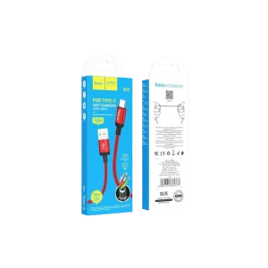 HOCO CAB20X89MIC Câble Fast Charging 2.4A X89 Micro USB – Charge Rapide, Fiable et Résistant