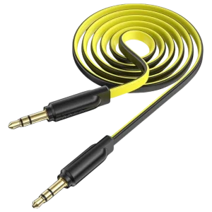 HOCO CAB20UPA16 Câble Audio AUX UPA16 1M – Jack 3.5mm Mâle à Mâle, Son Clair et Résistant