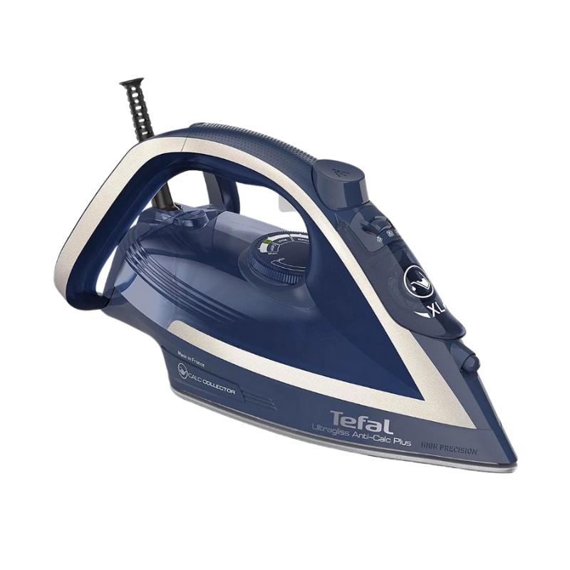 TEFAL FV6830E0 Fer à Repasser UltraGliss 2800W – Débit Vapeur 50g/min, Effet Pressing 260g/min, Semelle Durilium AirGlide