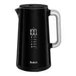 TEFAL KO850810 Bouilloire Électrique 1,7L – Thermostat Réglable, 2200W, Filtre Anti-Calcaire, Design Noir Élégant