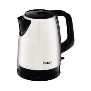 TEFAL Safe'Tea KI150D10 Bouilloire Inox 1,7L – 2400W, Filtre Anti-Calcaire, Socle 360°, Arrêt Automatique
