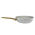 TATCH Poêle Granit 28 cm Dorée – Poêle Antiadhésive Premium avec Manche Doré Élégant