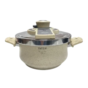 TATCH Autocuiseur Granit 5L – Cocotte-Minute Antiadhésive avec Couvercle Sécurisé et Design Moderne