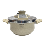 TATCH Autocuiseur Granit 7L – Cocotte-Minute Antiadhésive avec Couvercle Sécurisé et Design Moderne