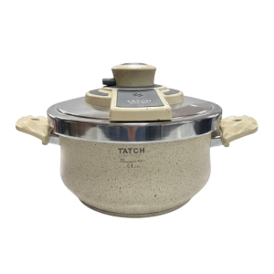 TATCH Autocuiseur Granit 7L – Cocotte-Minute Antiadhésive avec Couvercle Sécurisé et Design Moderne