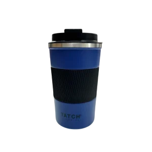 TATCH GW-C007 Mug à Café 380 ml – Tasse Isotherme Inox 304 avec Couvercle Anti-Fuite et Poignée Antidérapante