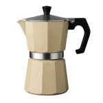 TATCH KS900 Cafetière Italienne Granit 9 Tasses – Élégante, Robuste