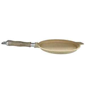 TATCH CP2415C – Poêle Céramique 24 cm El Harcha Beige Granit avec Manche Amovible