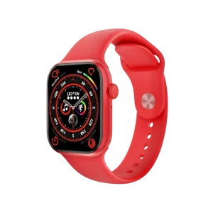 WAT02SERIE Watch Series 9 – Montre Connectée Intelligente Bluetooth avec Écran HD et Suivi Santé (Rouge)