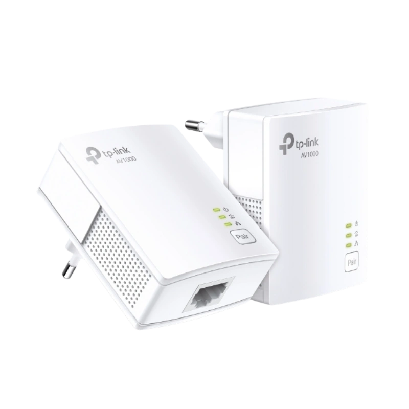 TP-Link TL-PA7017 KIT – Powerline AV1000 Gigabit Starter Kit, 1000 Mbps sur le câblage électrique, Port Ethernet Gigabit
