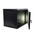 XLEADER 19 Pouces – Armoire Murale Réseau 7 Unités (7U), Acier Renforcé, Porte Vitrée Sécurisée & Ventilation Optimisée