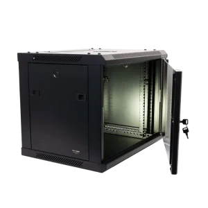 XLEADER 19 Pouces – Armoire Murale Réseau 7 Unités (7U), Acier Renforcé, Porte Vitrée Sécurisée & Ventilation Optimisée