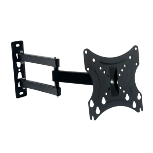 AZATECH AR1407 Support TV – Support Mural Réglable, Robuste et Compatible Universel