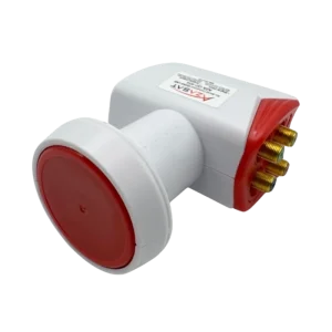 AZATECH AZA-QD-404 LNB – Tête Quad Universelle, Haute Performance et Réception Satellite Stable