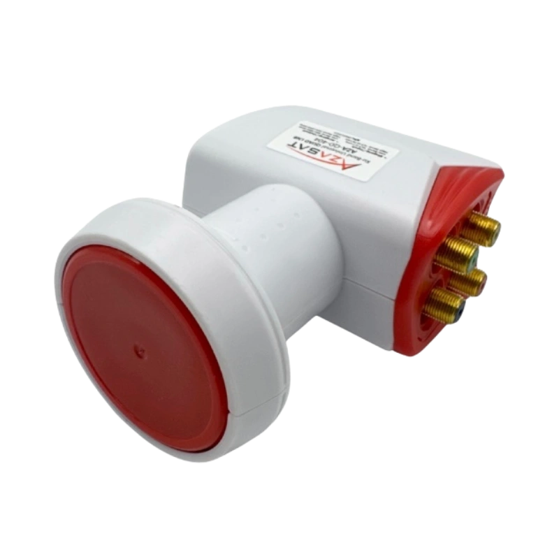 AZATECH AZA-QD-404 LNB – Tête Quad Universelle, Haute Performance et Réception Satellite Stable
