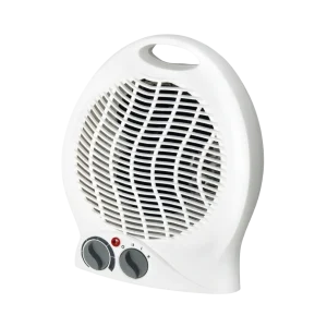 King D’Home 02APSF2000N – Chauffage Électrique Soufflant 2000 W, 2 Vitesses + Ventilation, Compact & Blanc