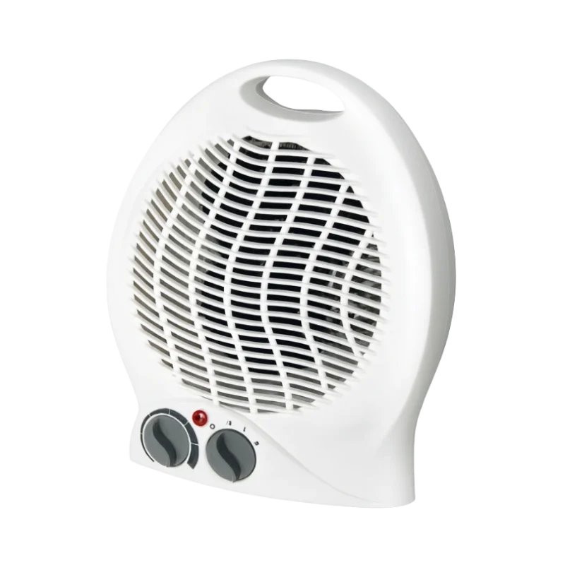 King D’Home 02APSF2000N – Chauffage Électrique Soufflant 2000 W, 2 Vitesses + Ventilation, Compact & Blanc