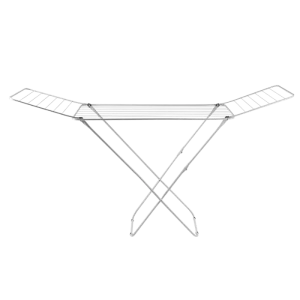 Bonomi 2971 Sèche-Linge Inox – Étendoir Pliable, Solide et Pratique pour Intérieur ou Extérieur