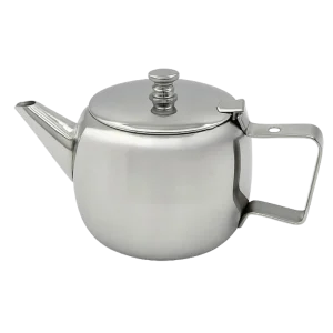 Bonomi TP-03 Théière 0.37L Inox Ronde – Design Élégant, Durable et Parfaite pour le Thé