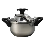 Bonomi KD-CSA22-4L Cocotte Inox 304 4L – Marmite Intérieure Granit, Durable et Élégante