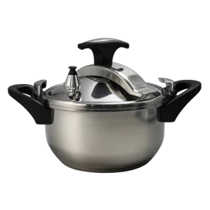 Bonomi KD-CSA22-4L Cocotte Inox 304 4L – Marmite Intérieure Granit, Durable et Élégante