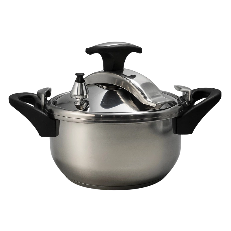 Bonomi KD-CSA22-4L Cocotte Inox 304 4L – Marmite Intérieure Granit, Durable et Élégante