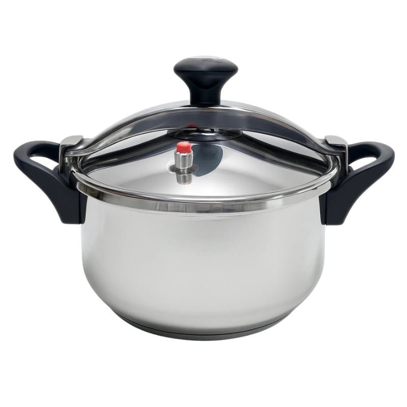TATCH KD-CSA26-8L – Cocotte Inox 304 Intérieur Granit 8 L, Grande Capacité, Sécurisée et Durable