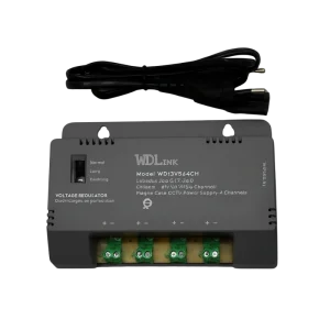 Bloc d’Alimentation WD12V5A4CH – Alimentation 12V 5A 4 Canaux, Sécurisée et Stable pour CCTV et LED
