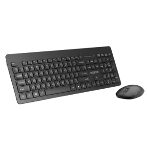 oraimo Smart Office Combo – Clavier AZERTY + Souris Sans Fil 2.4 GHz, Kit Bureau Ergonomique