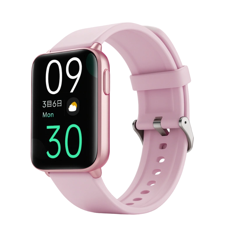oraimo OSW-16P – Montre Connectée Rose 1,69″ IPS, Autonomie 15 j, Étanche IP68