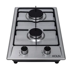 KOLN PH21CC Plaque de Cuisson 2 Feux Gaz – Inox, Compacte et Efficace