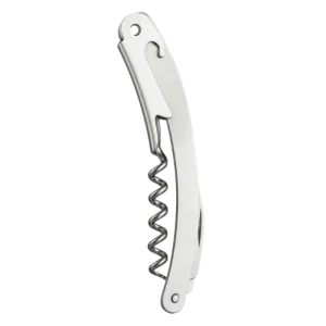OUVRE-BOUTEILLE EN MÉTAL OVB225 – Tire-Bouchon Sommelier 3-en-1 en Acier Inoxydable 23CM
