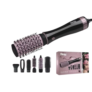 DSP 50020 – Multistyler 7 en 1 professionnel | Sèche-cheveux + 6 accessoires coiffure 1000 W