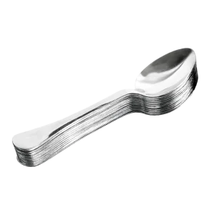 Lamacom Série de 12 Cuillères à Café en Acier Inoxydable 1250-B12 | Élégantes, Résistantes et Brillantes