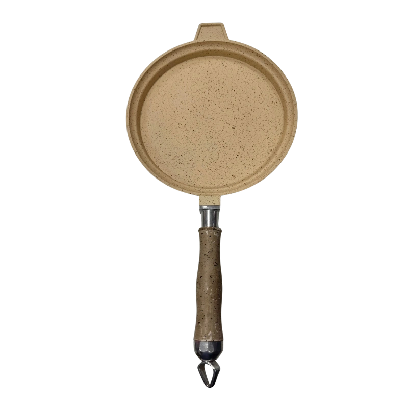TATCH CP2415C – Poêle Céramique 24 cm El Harcha Beige Granit avec Manche Amovible – Image 2
