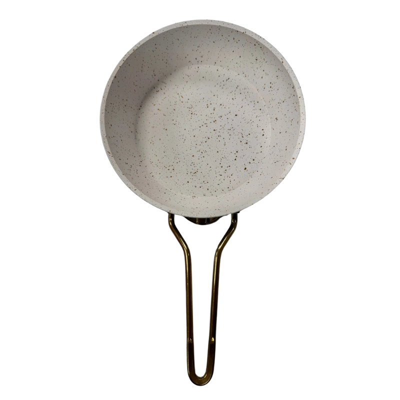 TATCH Poêle Granit 24 cm Dorée – Poêle Antiadhésive Premium avec Manche Doré Élégant – Image 2