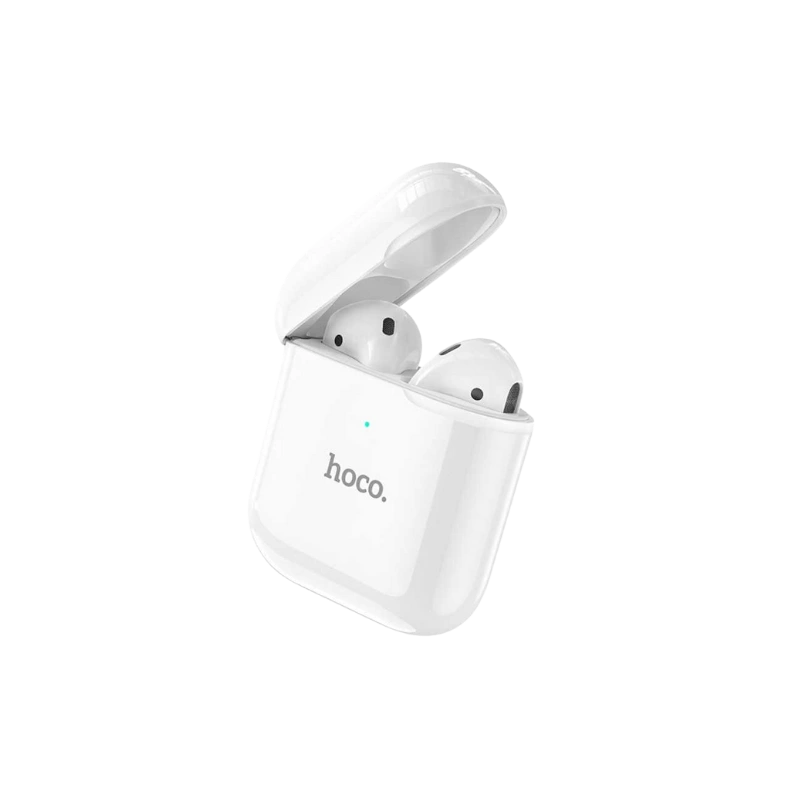 HOCO EW06 Écouteurs Bluetooth 5.1 – Vrai Stéréo Sans Fil, Autonomie 4h, Blanc – Image 4