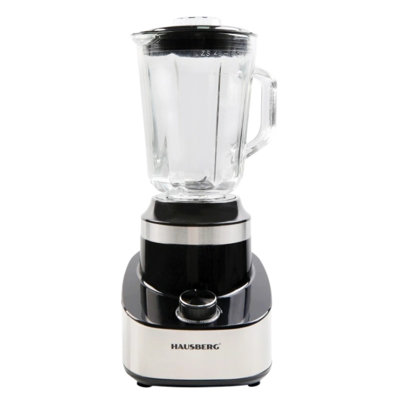 Hausberg HB-7765 Blender Électrique 500W – Bol Verre 1.5L, Corps Inox, Lames Inox et Moulin à Café Intégré – Image 3