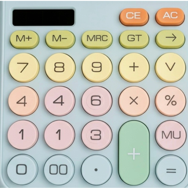 CALCUL01R Calculatrice Électronique RH2208B – Grand Écran LCD, Design Moderne – Image 2