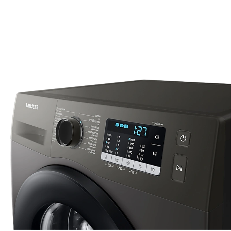 Samsung WW9STA046AX Lave-Linge Inox 9 kg – EcoBubble™, 1400T, Classe A+++ et Performance Silencieuse – Image 2