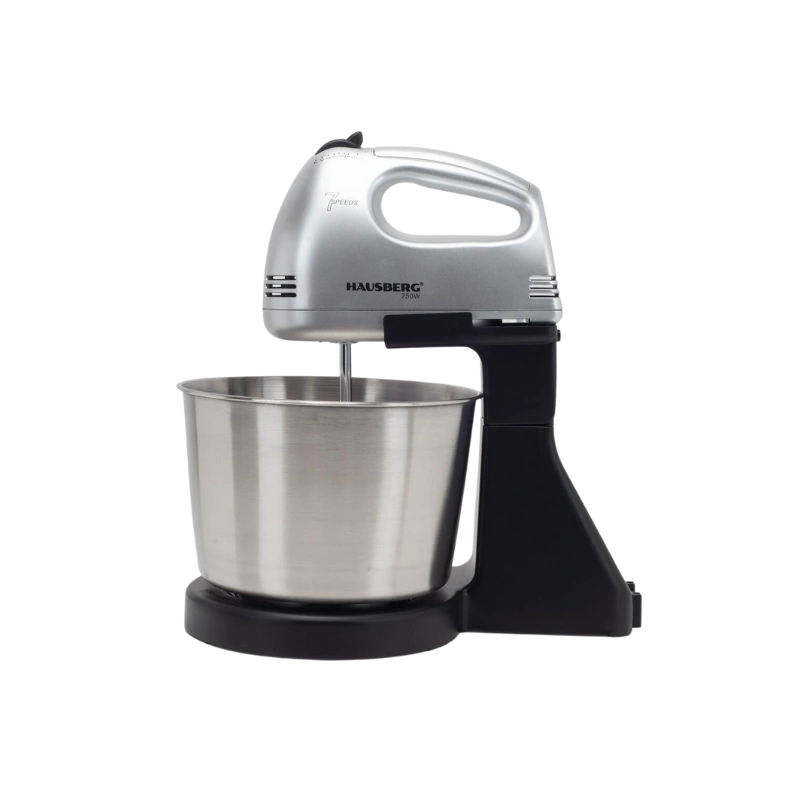 Hausberg HB-3551NG Mixeur avec Bol 2L 250W – 7 Vitesses, Moteur en Cuivre et Bol Inox Noir – Image 4